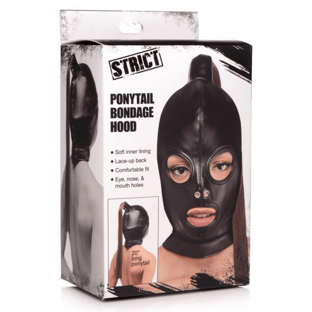 Bondage Masker - Ponytail - foto 3