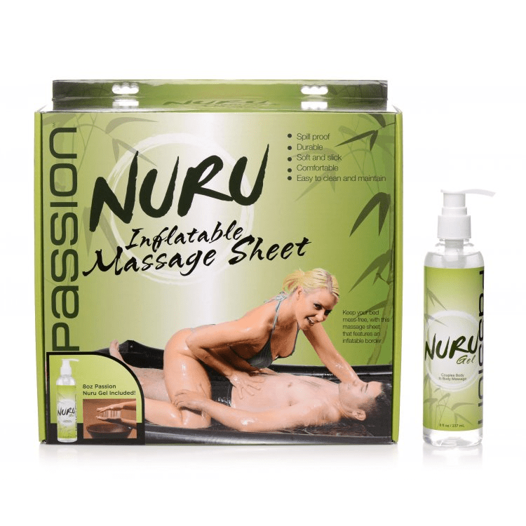 Nuru - Opblaasbaar Massage Laken en Gelkit - foto 2
