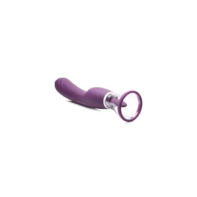 Lickgasm zuigende vibrator - 8x Licking and Sucking Vibrator - Purple