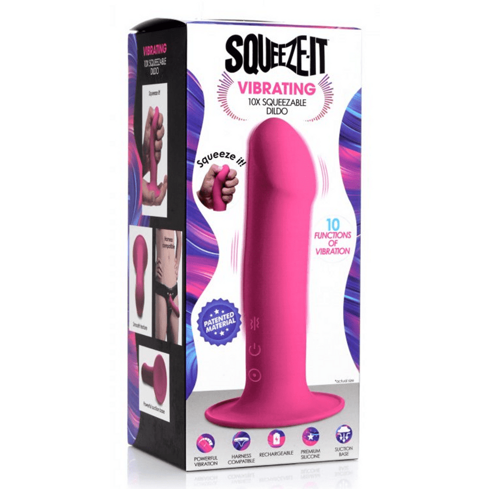 Squeezable Vibrating Dildo - foto 8
