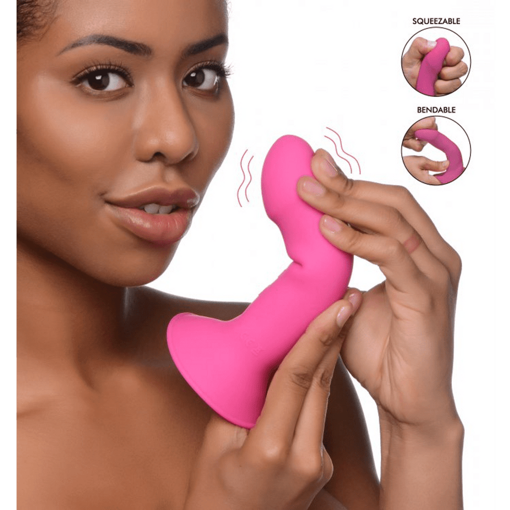 Squeezable Vibrating Dildo - foto 11