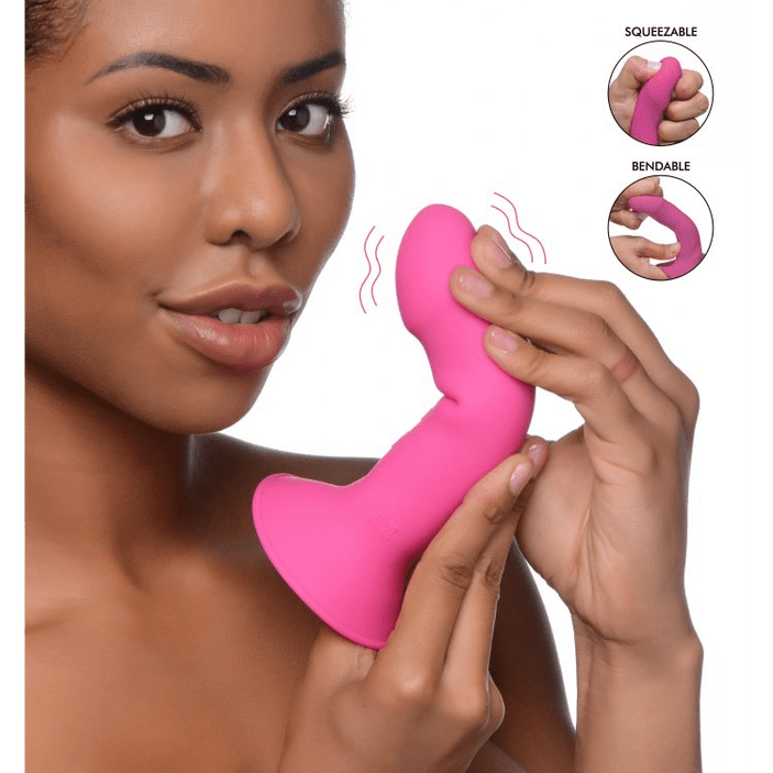 Squeezable Vibrating Dildo - foto 5