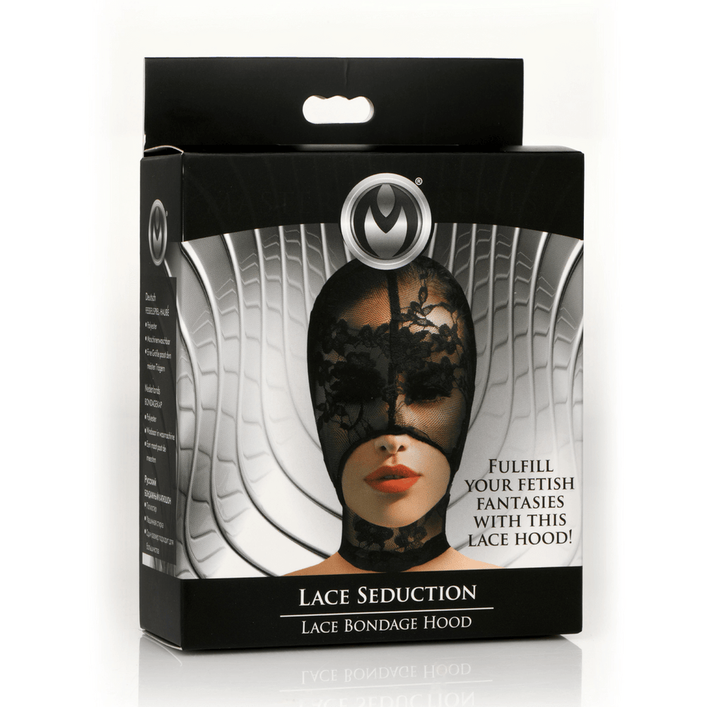Lace Seduction - Lace Bondage Mask - foto 3