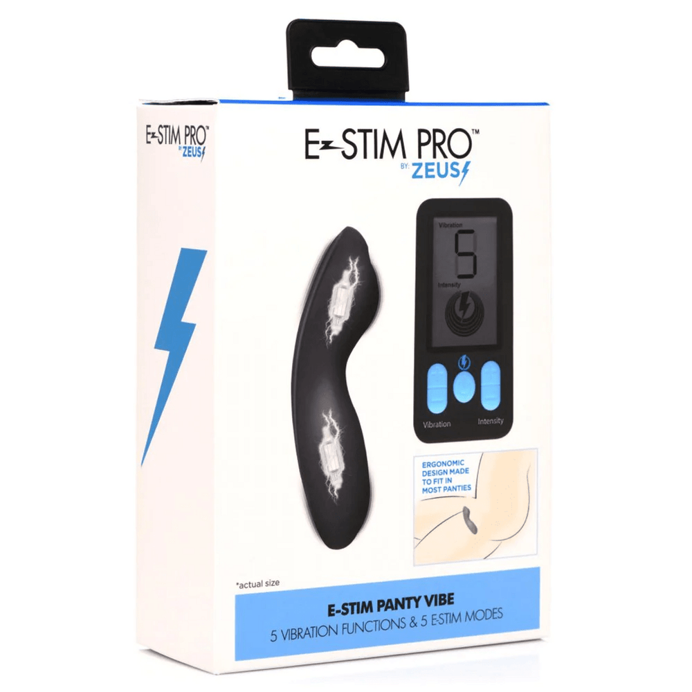 E-Stim Panty Vibe with Remote Control - Black - foto 3