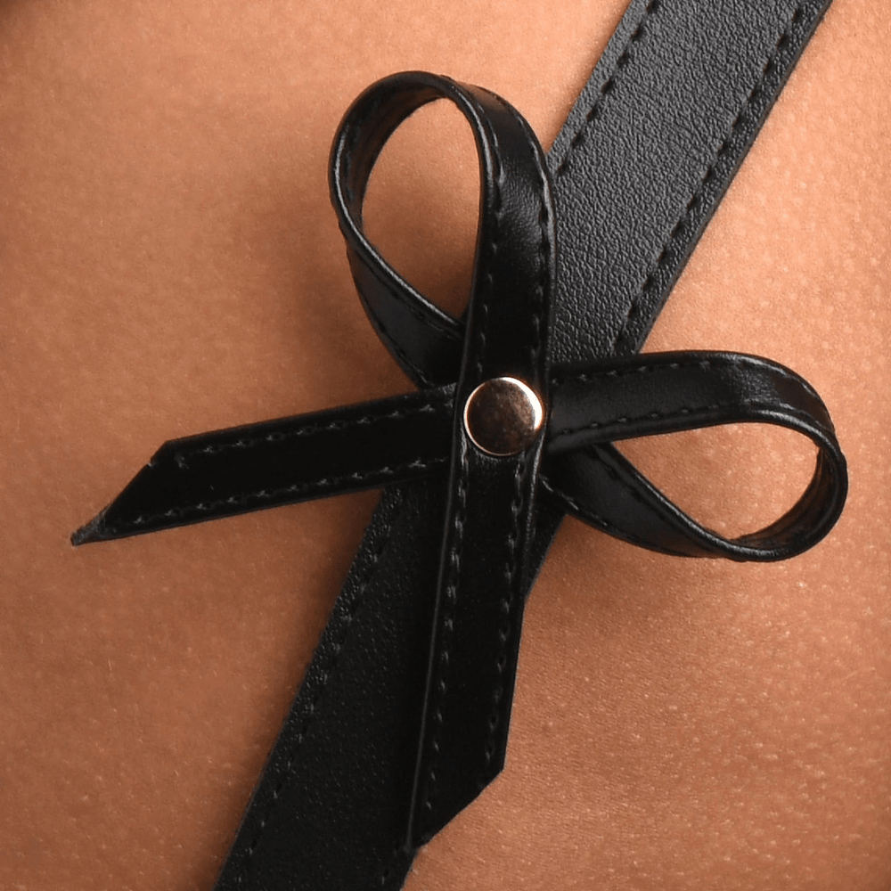Bondage Harnas met strikjes - foto 5