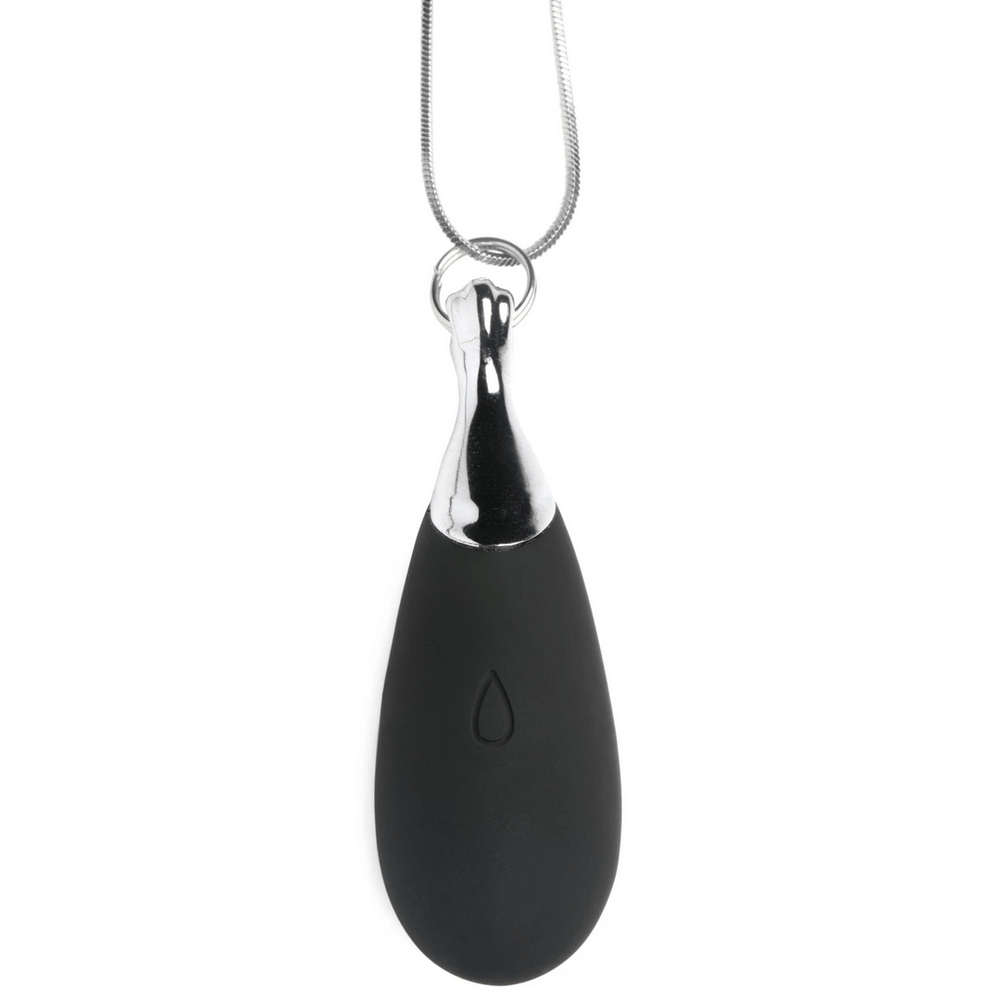 vibrerende ketting Teardrop Necklace - Black