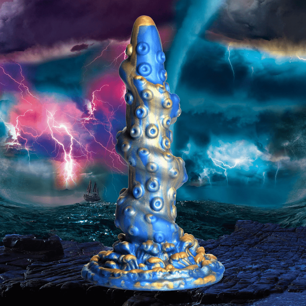 Kraken - Fantasy Dildo - Blauw - foto 6