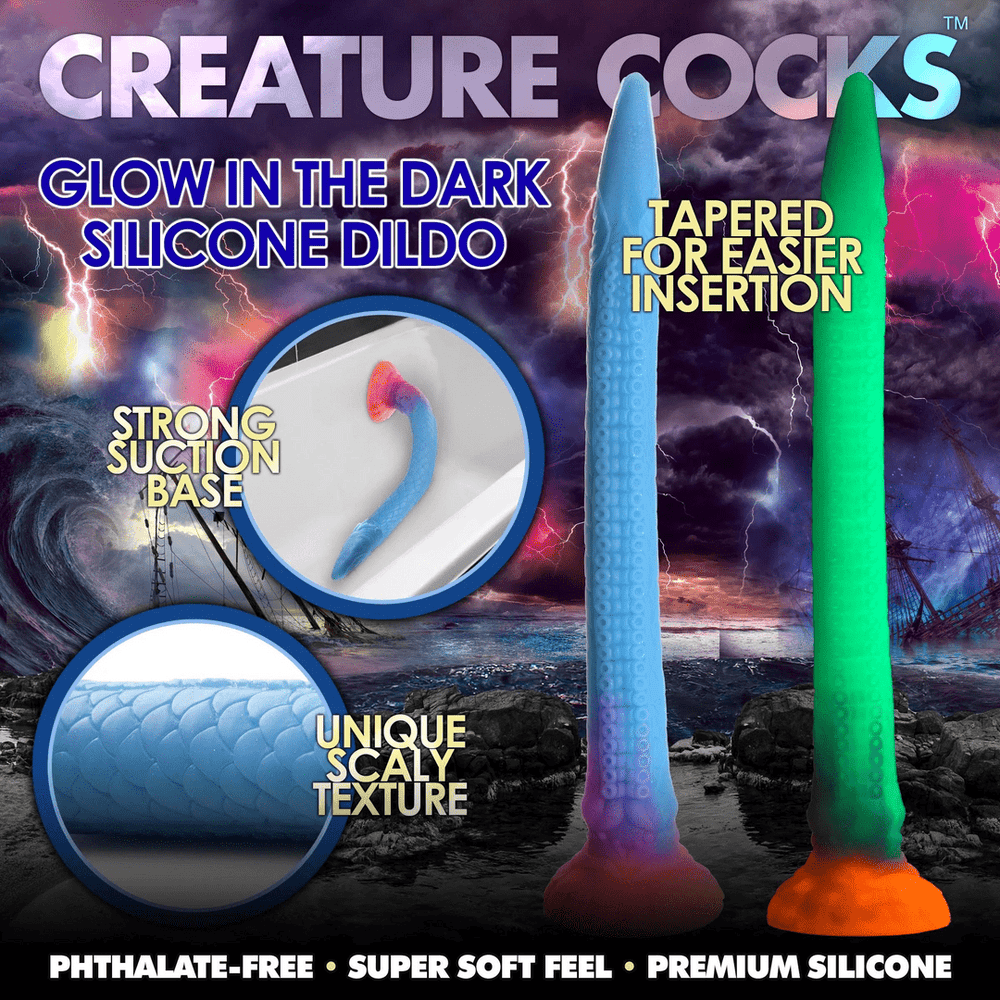 Makara - Snake Dildo - Glow in the Dark - foto 6