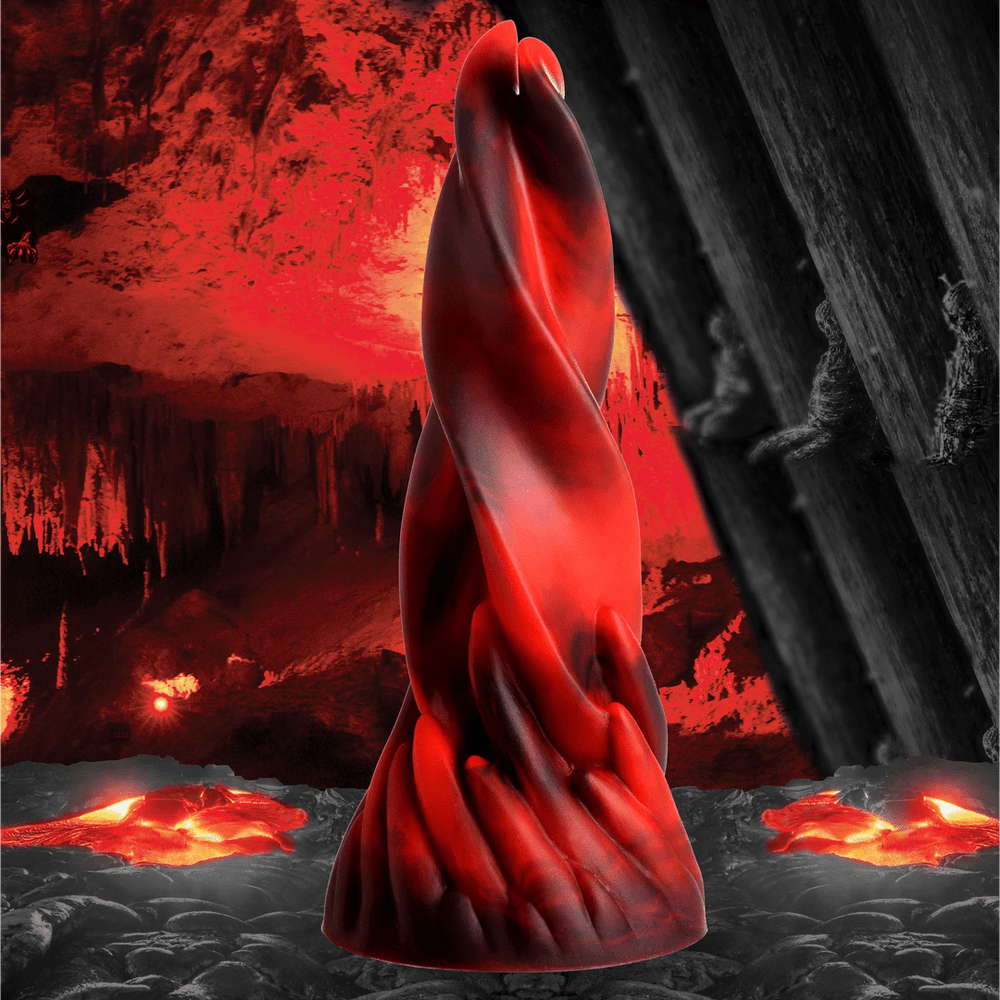 Hell Kiss - Twisted Tongues - Dildo - Rood - foto 5