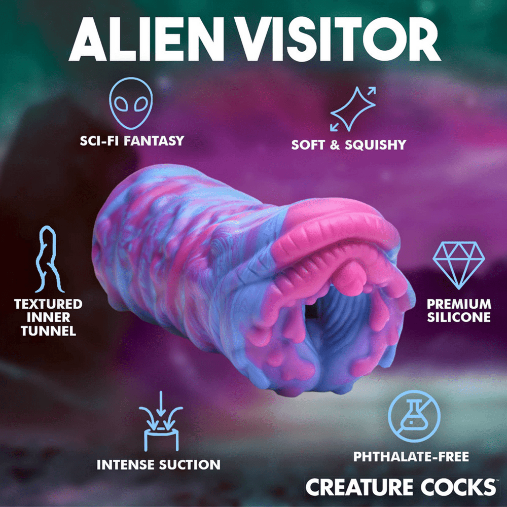 Cyclone - Alien Vagina Masturbator - Paars - foto 9