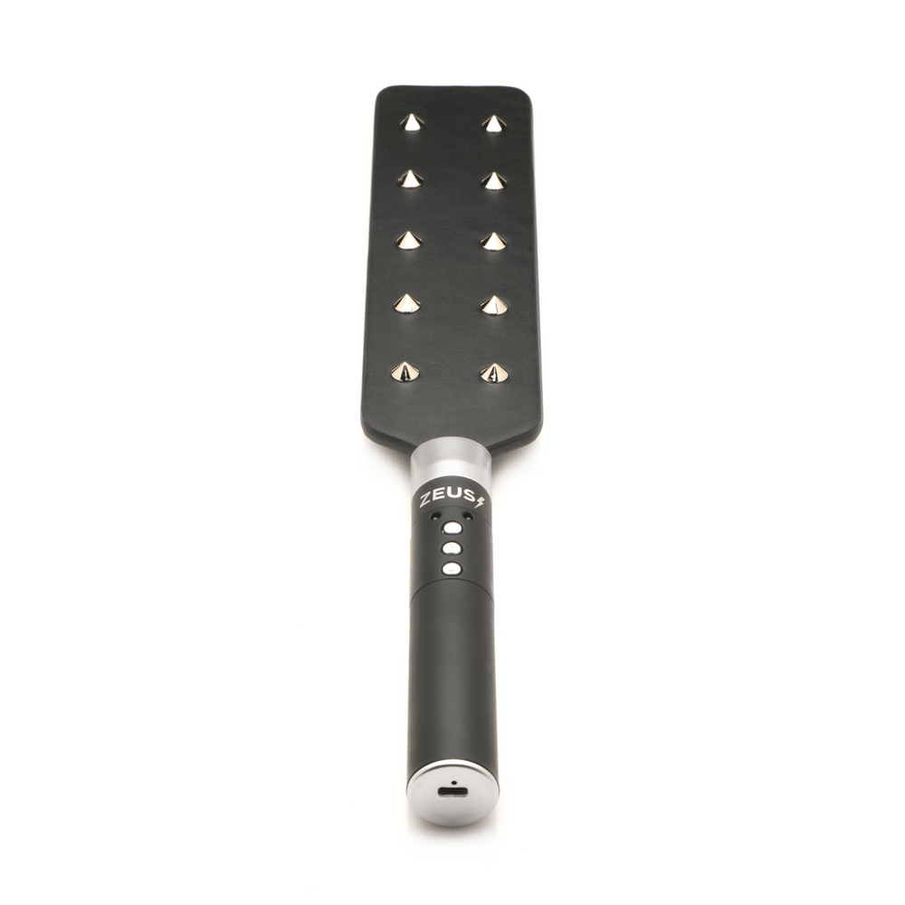 E-Stim Paddle met Spikes - Zwart - foto 7