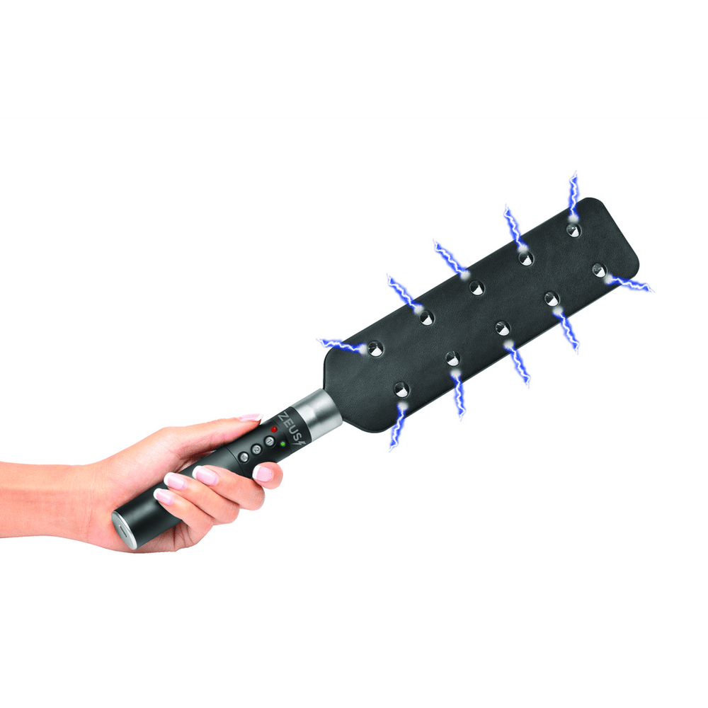 E-Stim Paddle met Spikes - Zwart - foto 8