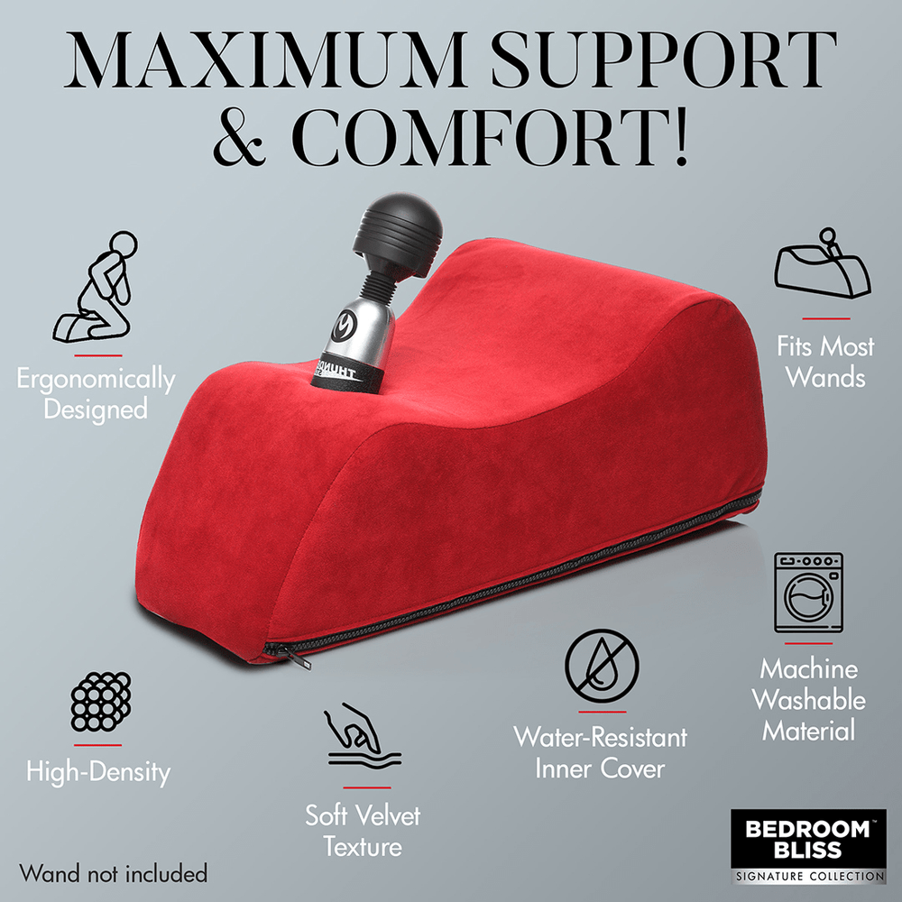 Deluxe Wand Saddle - Sekskussen - Rood - foto 2