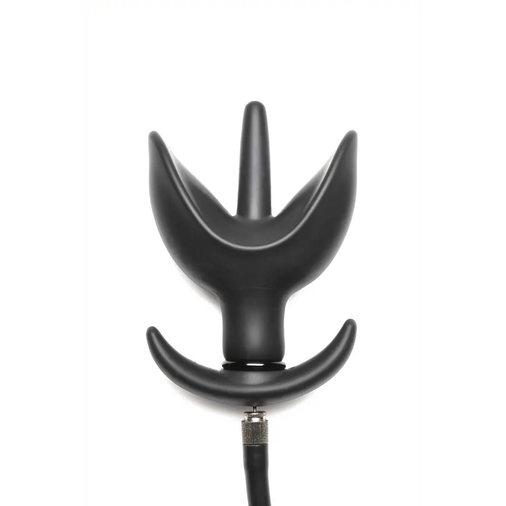 Bad Boy Anchor - Opblaasbare Siliconen Anaal Plug - Zwart - foto 9