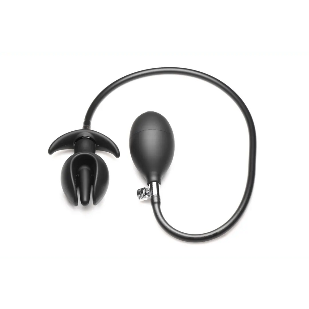 Bad Buoy Anchor - Inflatable Silicone Anal Plug - Black