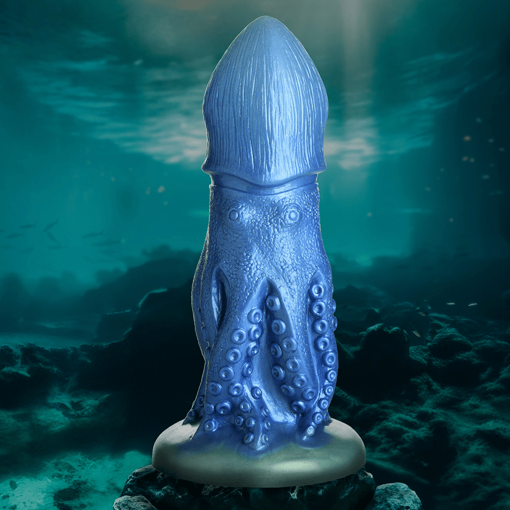 Cocktopus Octopus - Dildo - Blauw - foto 6