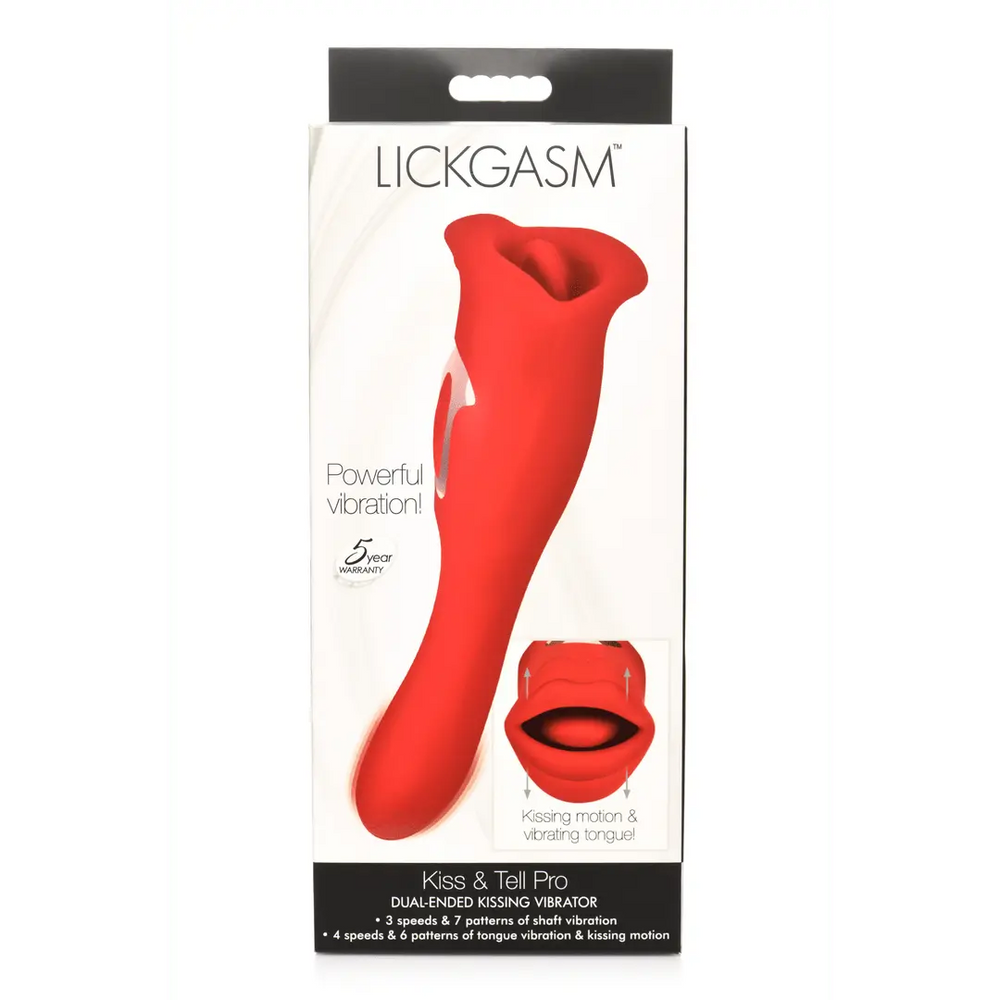 XR Brands - Kus Vibrator met dubbele uiteinden - foto 9