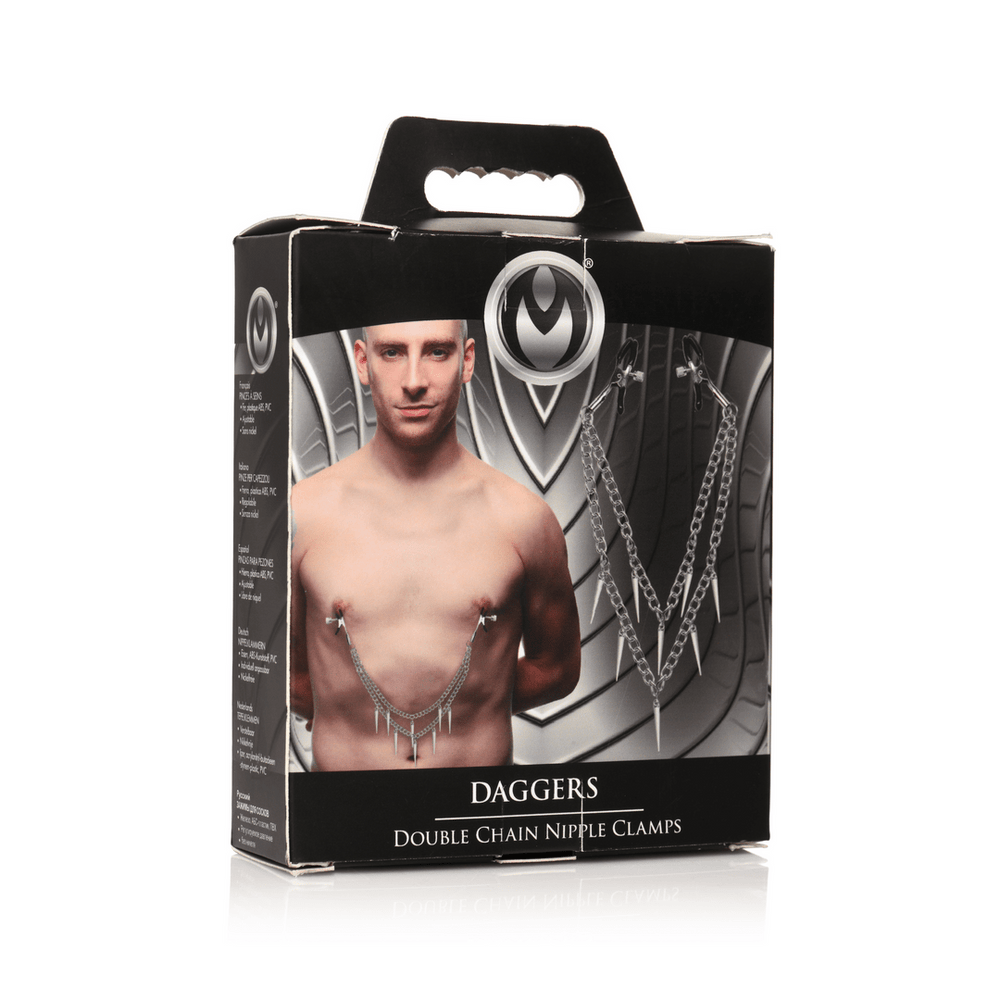 Daggers - Dubbele Ketting Tepelklemmen - foto 5