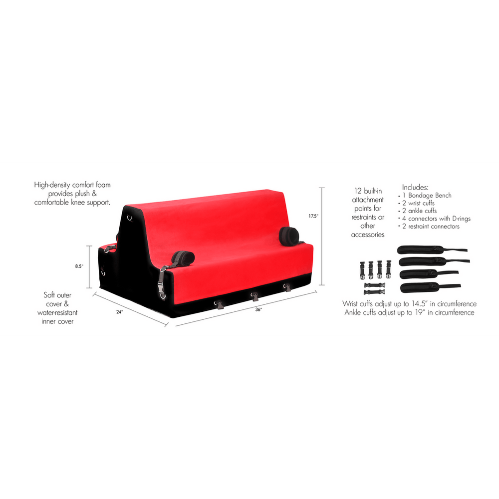 Love Bench - Rood - foto 2