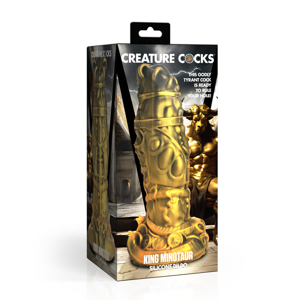 King Minotaur - Siliconen Dildo - Goud