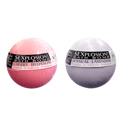 Sexplosion! Bath Bombs (6 bombs in 3 scents