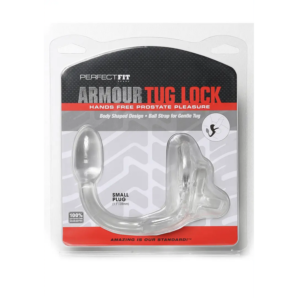 Armor Tug Lock - Asslock Cockring met Ball Strap - foto 6