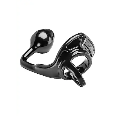 Armor Tug Lock - Asslock Cockring met Ball Strap - foto 10