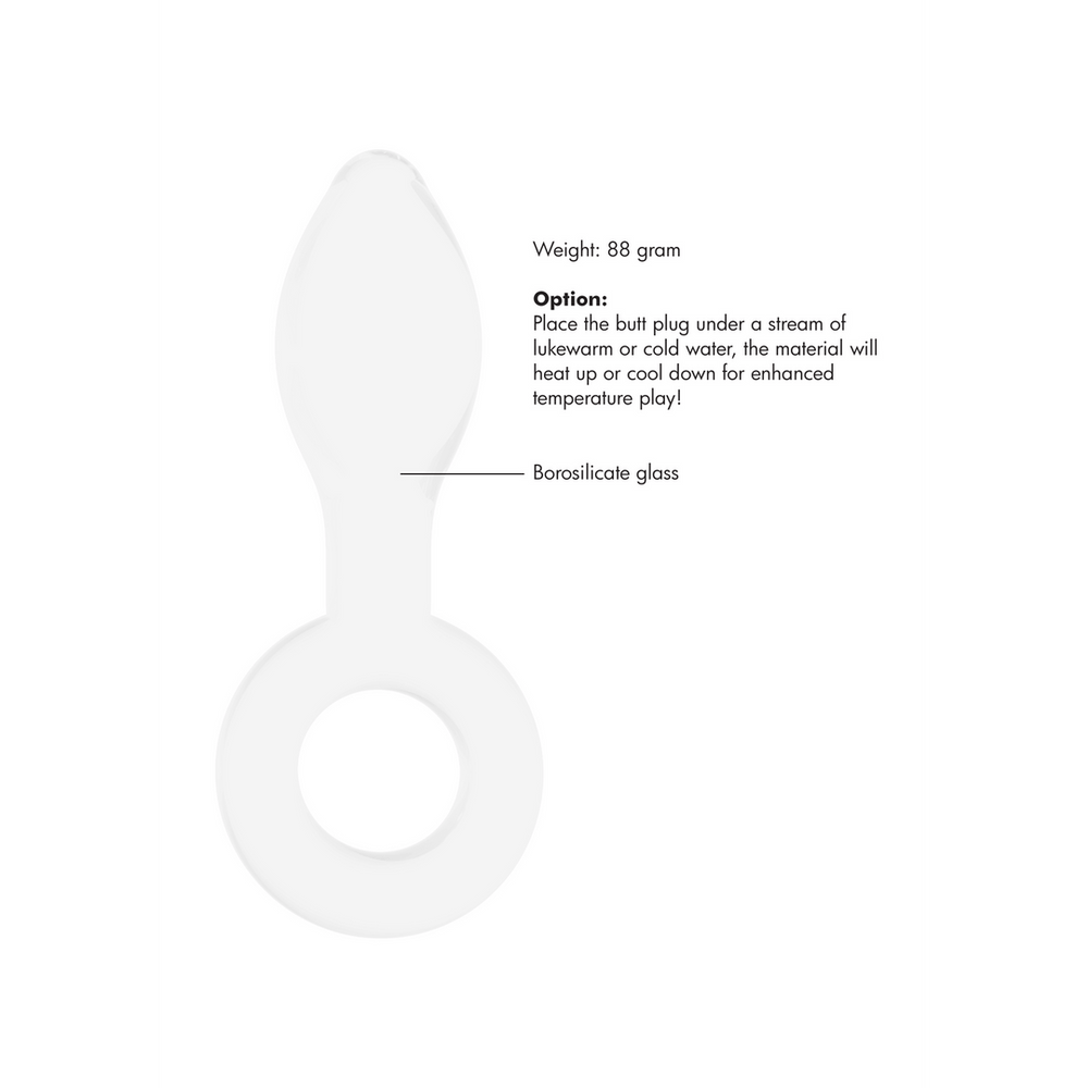 Plugger - Glas Buttplug - foto 9
