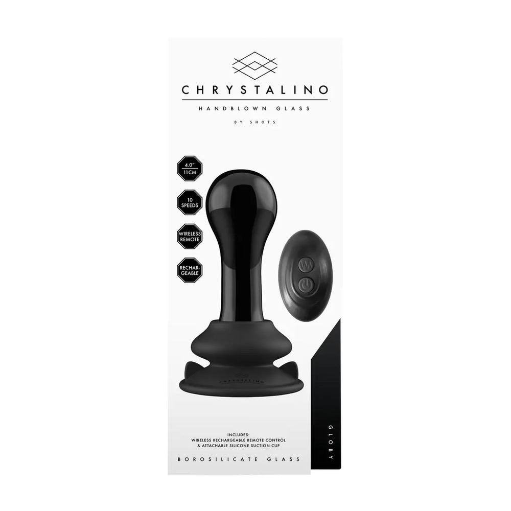 Globy - Glass Vibrator with Suction Cup - foto 4