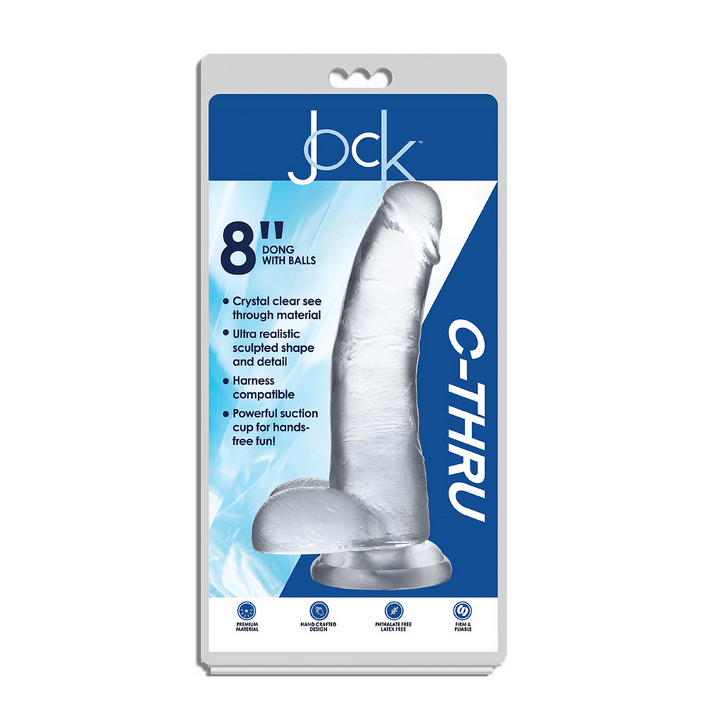 Dildo with Balls - 20,5 cm - foto 4