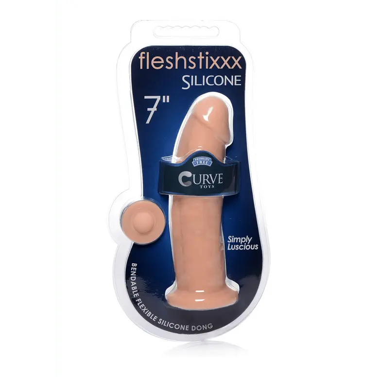 Silicone Dildo without Balls - 7 / 18 cm - foto 5
