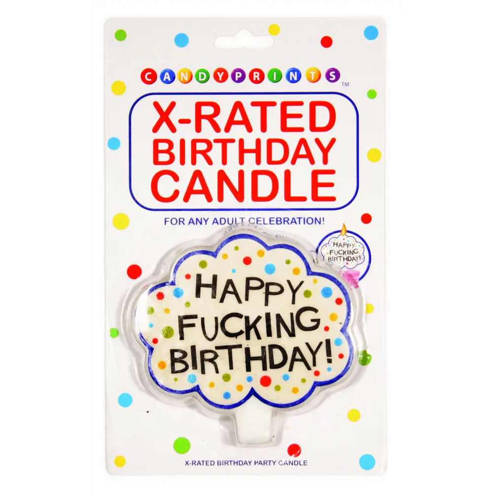 Happy Fuck*n Birthday Kaars