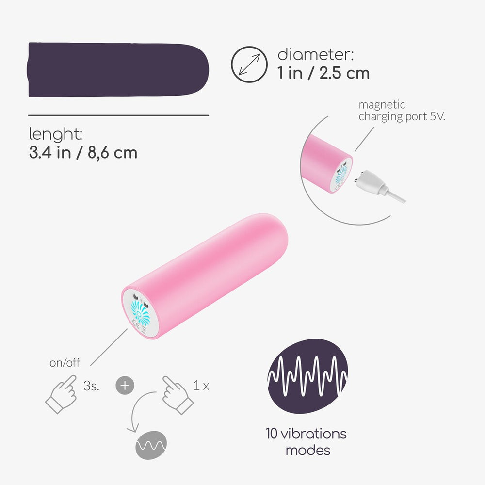Quackers - USB Oplaadbare Vibrerende Bullet
