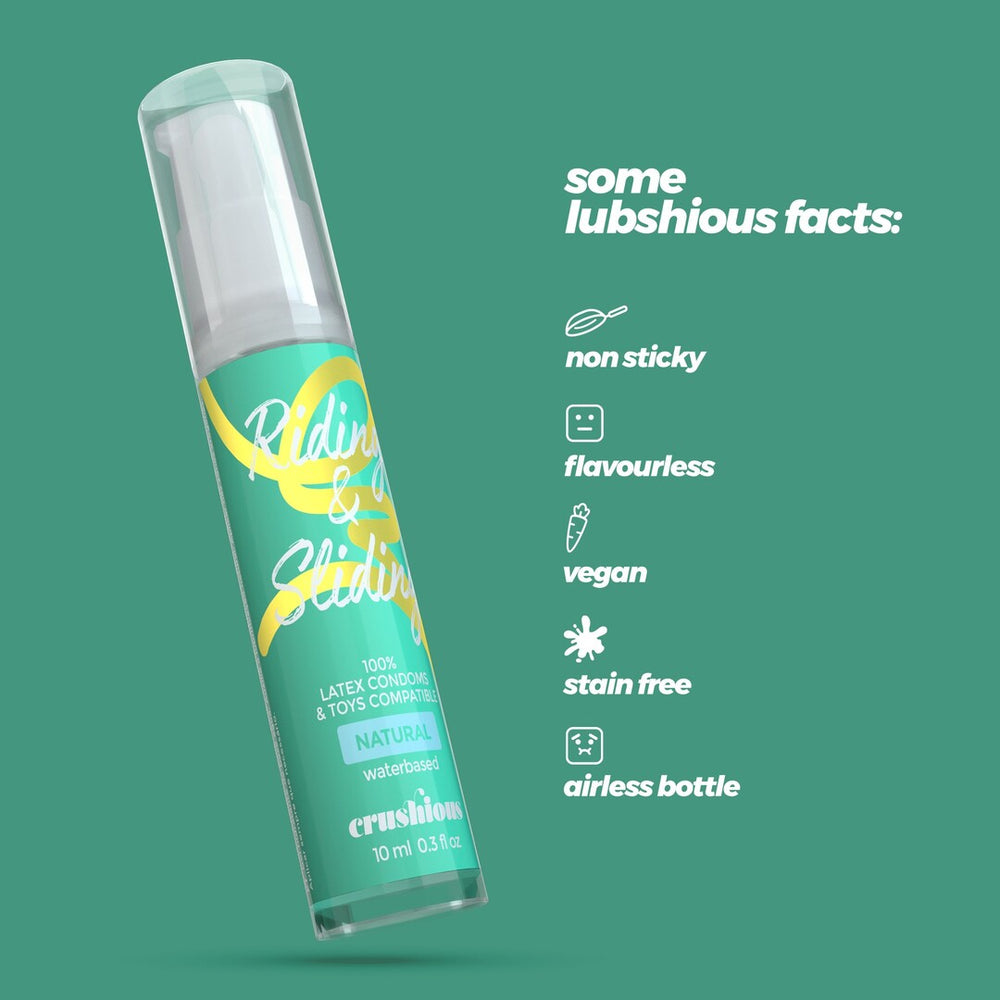 Rijden en Glijden - Waterbasis Glijmiddel - 0,3 fl oz / 10 ml