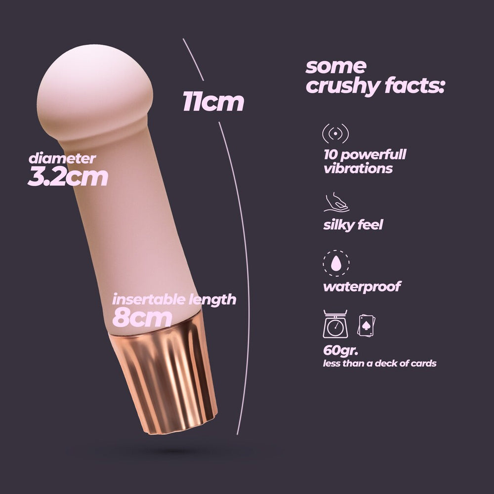 Mellow Puff - Mini Wand Vibrator