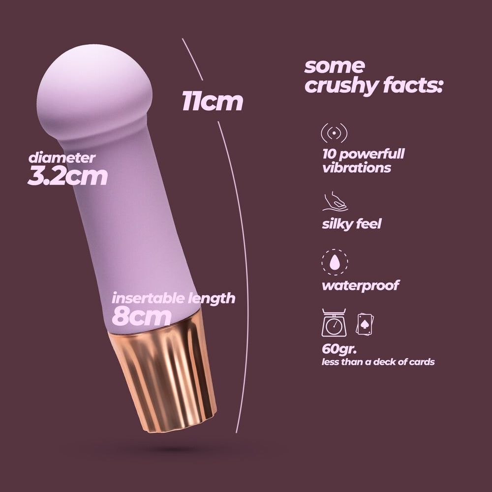 Mellow Puff - Mini Wand Vibrator
