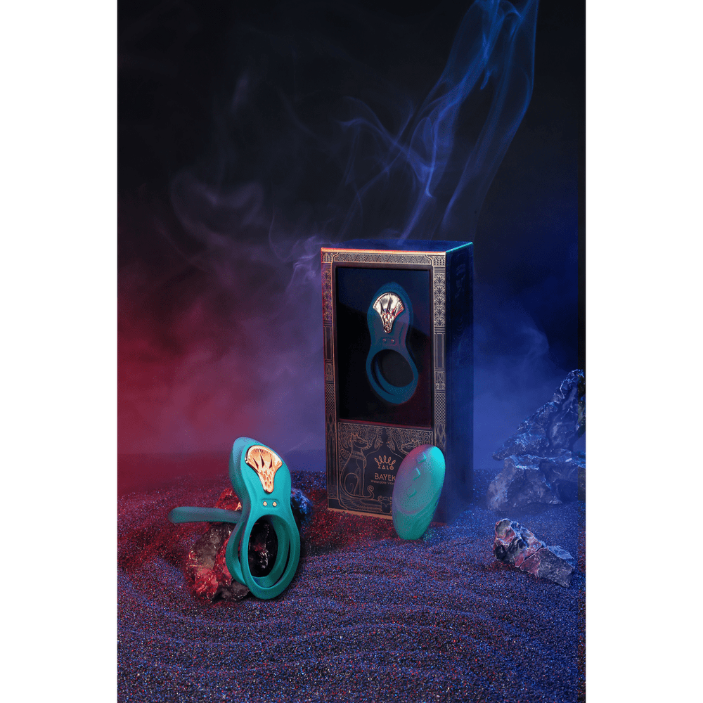 BAYEK - Draagbare Vibrator - Turquoise Groen - foto 6