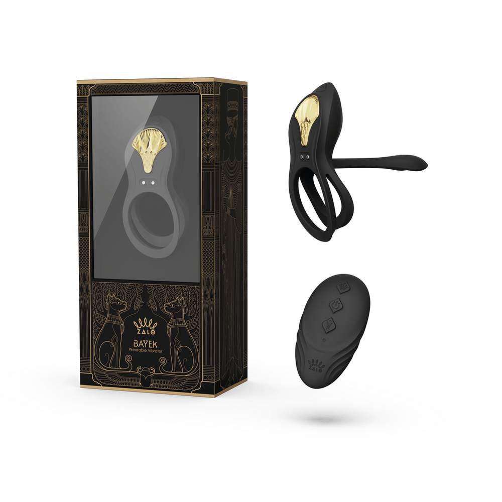 BAYEK - Draagbare Vibrator - Obsidian Black - foto 5