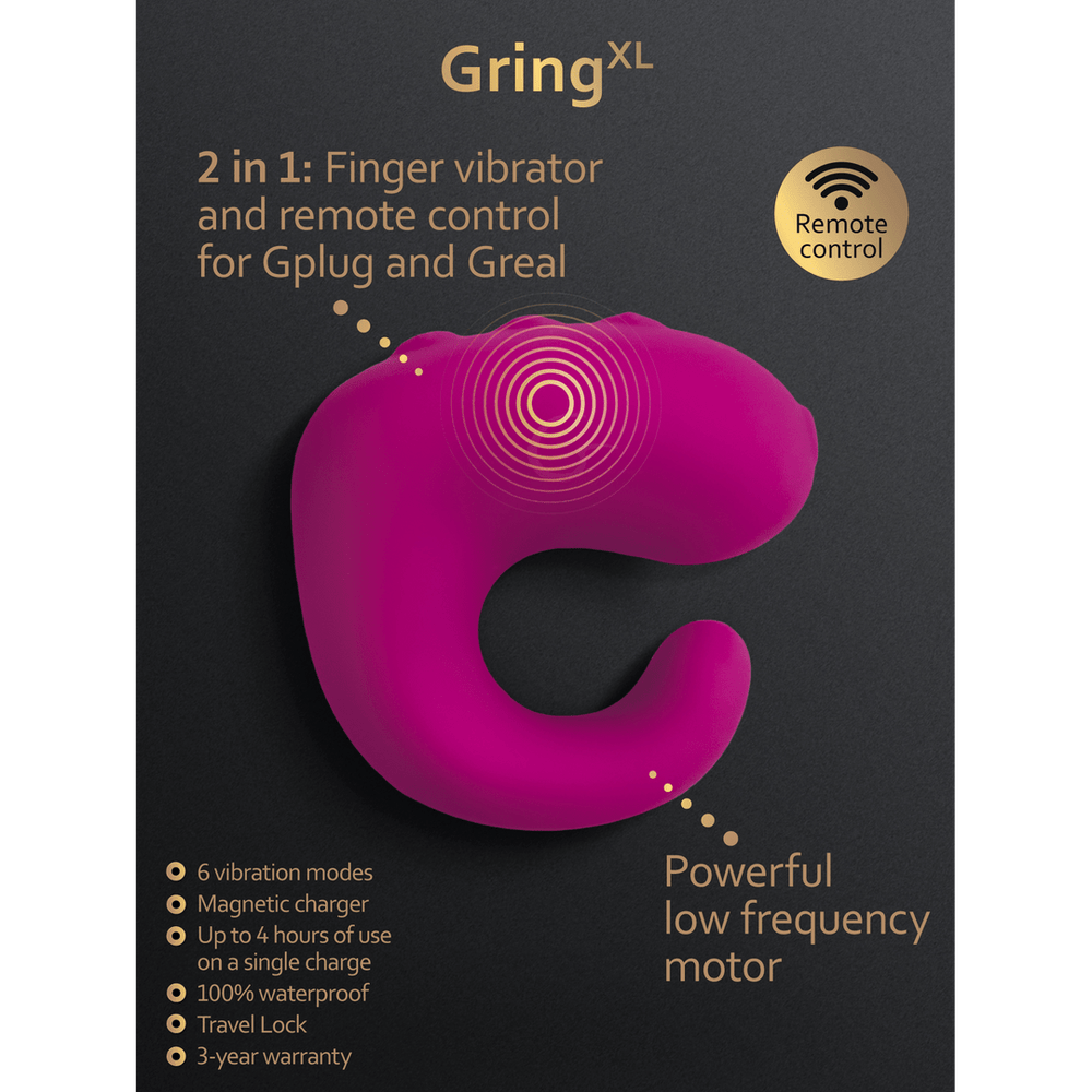 G-Ring Vibrator XL - Sweet Raspberry - foto 2