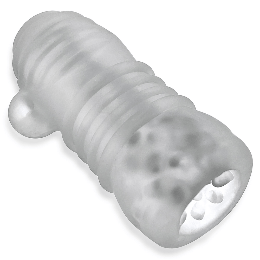 Jackt - Nubby Ribbed Masturbator Stroker - Clear Ice - foto 3
