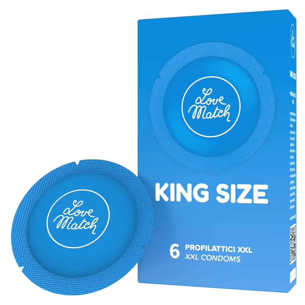 King Size - Condooms - 2.4 / 60 mm - 6 Pieces