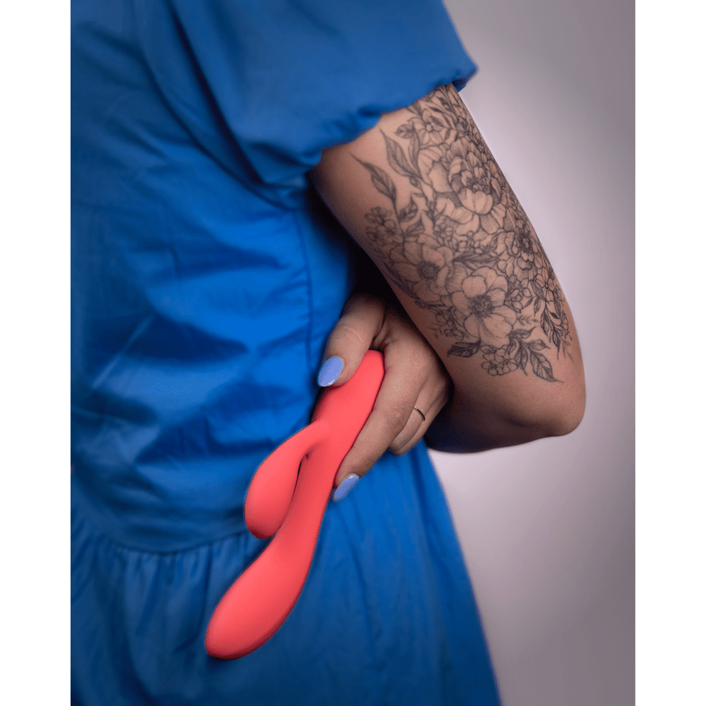 Smooth Ultra Soft Silicone Rabbit Vibrator - Astro Dust - foto 9