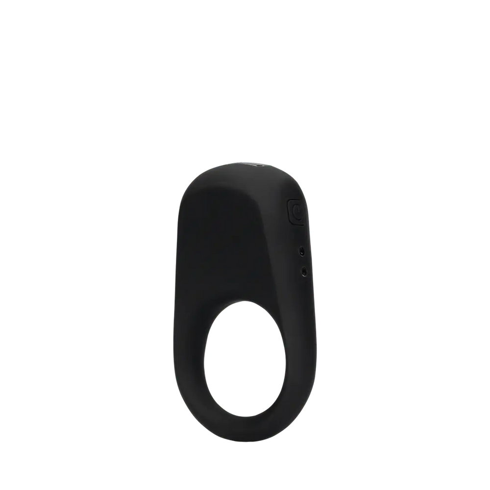 Vibrating Cock Ring - Licorice Black