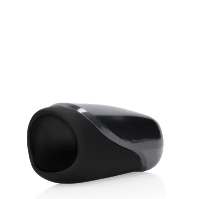 Vibrating Masturbator Sleeve - Licorice Black