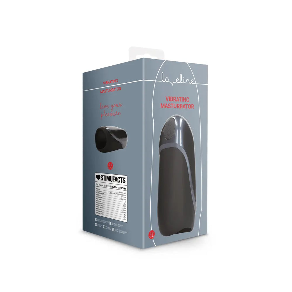 Vibrerende Masturbator Sleeve - Licorice Black - foto 5
