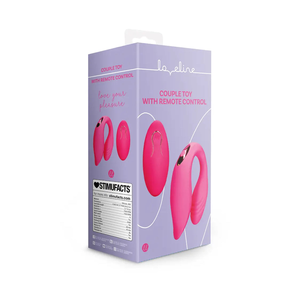 Koppel Vibrator met Afstandsbediening - Wild Strawberry - foto 3