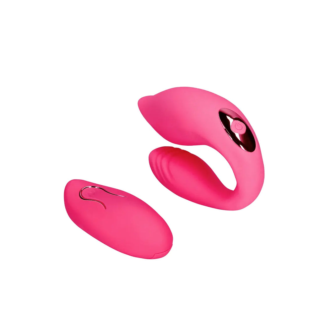Koppel Vibrator met Afstandsbediening - Wild Strawberry - foto 8