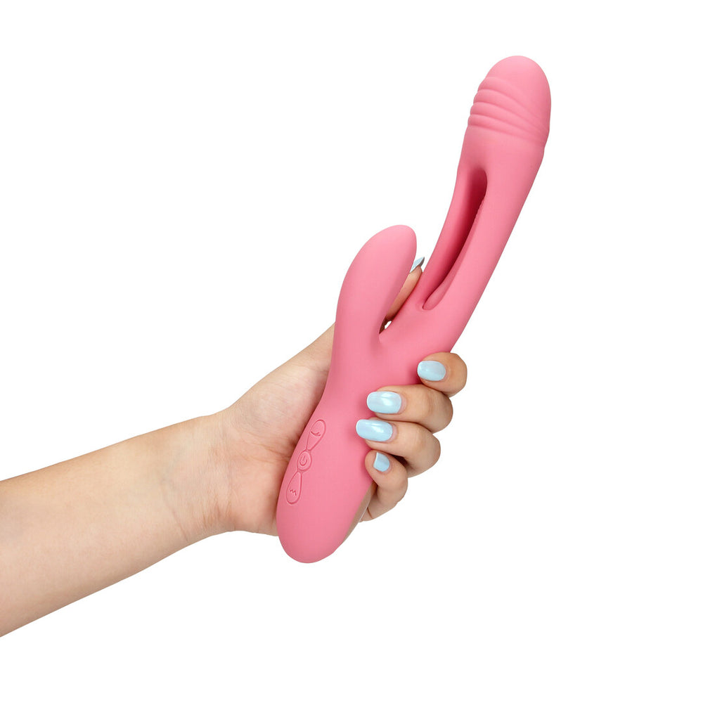 Flapperende G-Spot Rabbit Vibrator - Roze Arabesque