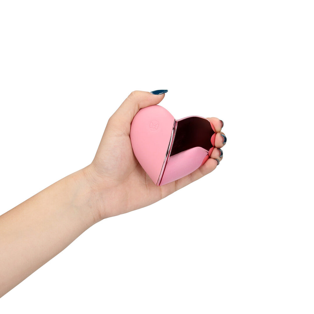 Tapping Heart Vibrator - Roze Arabesque