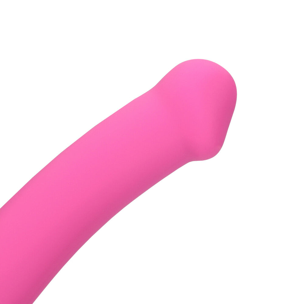 Non-Phallic Vibrerende Dildo - Medium - Krachtig Roze